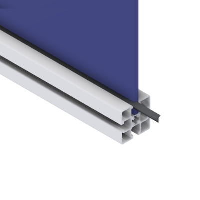 61-100-0 MODULAR SOLUTIONS SEALING PROFILE<br>1/4" PANEL GASKET 1M